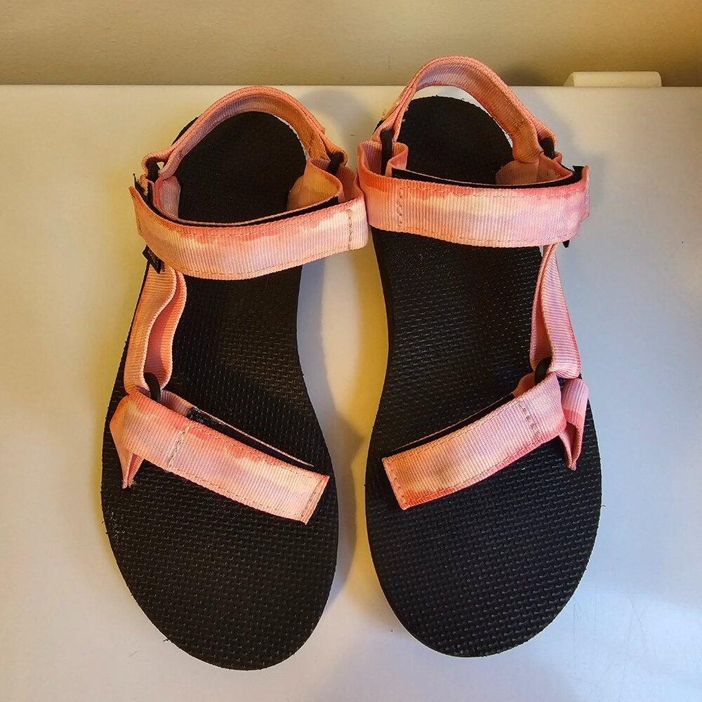 Teva Women's Original Universal Tie Dye Sandals Sorbet Pink Size 9 1124231 - Picture 4 of 8